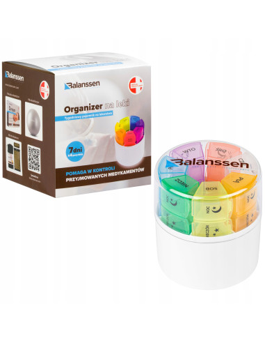 BALANSSEN ORGANIZER NA LEKI 7dni/4pory