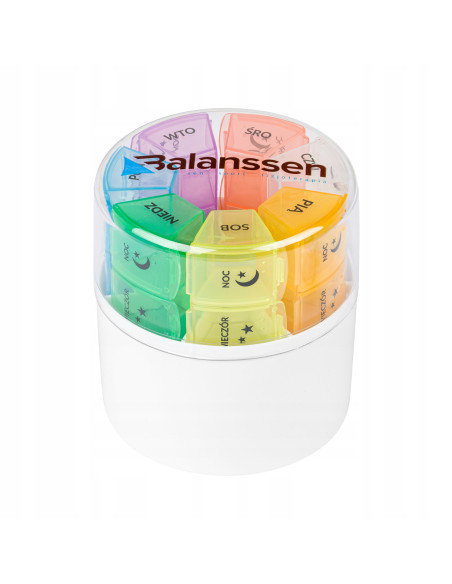 BALANSSEN ORGANIZER NA LEKI 7dni/4pory