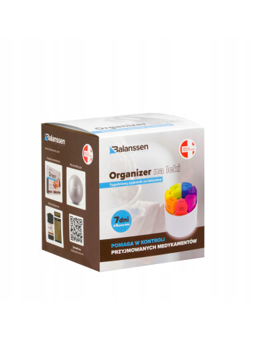 BALANSSEN ORGANIZER NA LEKI 7dni/4pory