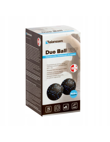 BALANSSEN PIŁKA PODWÓJNA DUO BALL EPP 16x8cm