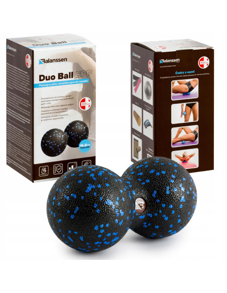 BALANSSEN PIŁKA PODWÓJNA DUO BALL EPP 16x8cm