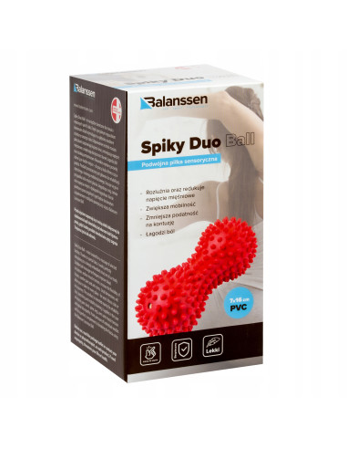 BALANSSEN PIŁKA PODWÓJNA SPIKY DUO BALL 7x16 cm