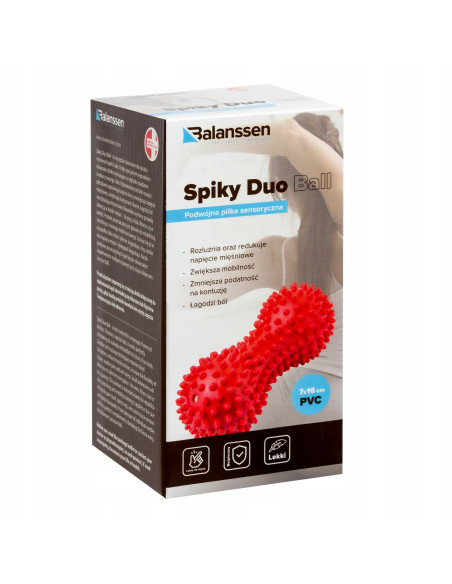 BALANSSEN PIŁKA PODWÓJNA SPIKY DUO BALL 7x16 cm