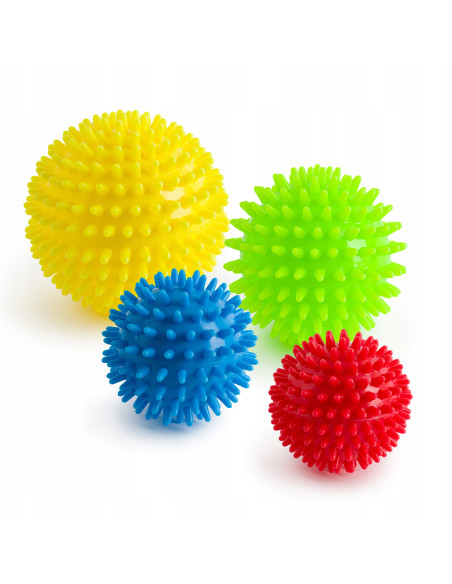 BALANSSEN PIŁKI Z KOLCAMI SPIKY BALL SET 4szt