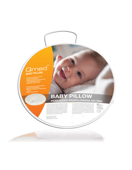 Qmed PODUSZKA DLA DZIECI BABY PILLOW