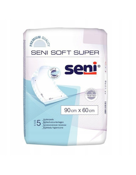 SENI SOFT SUPER 90x60 A5 PODKŁADY CHŁONNE