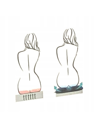 Poduszka rehabilitacyjna z otworem odciążającym, po porodach, przy hemoroidach