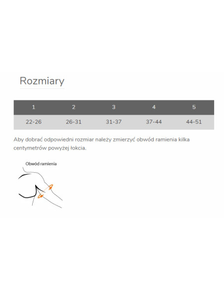 Funkcjonalny stabilizator stawu barkowego, orteza barku TGO330