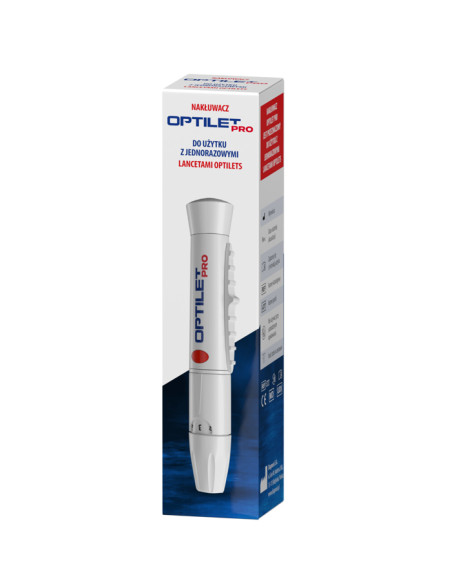 Automatyczny nakłuwacz Optilet Pro do pobierania próbki krwi do glukometru
