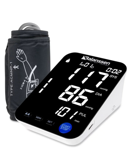 Ciśnieniomierz naramienny automatyczny do pomiaru ciśnienia krwi i pulsu na ramieniu Balanssen U81RH