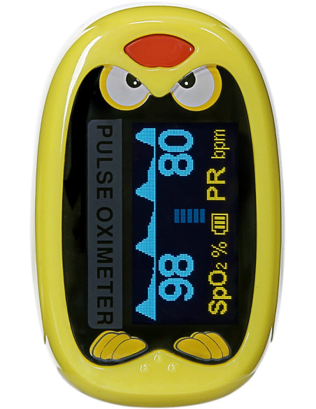 Pulsoksymetr dziecięcy napalcowy – pomiar saturacji i tętna dla dzieci Reha Fund K1