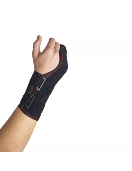 Półsztywny stabilizator nadgarskta z dłoniową/grzbietową szyną 4 i 5 palca na tzw. złamanie bokserskie Orliman MF-95