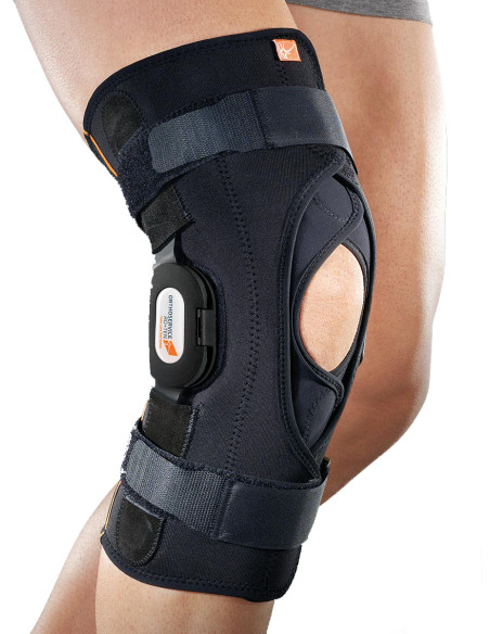 Otwarta orteza zegarowa stawu kolanowego z regulacją kąta zgięcia i wyprostu Orthoservice Genufit 29A