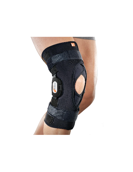 Otwarta orteza zegarowa stawu kolanowego z regulacją kąta zgięcia i wyprostu Orthoservice Genufit 29A