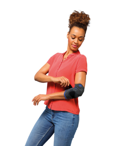 Orteza stawu łokciowego na łokieć tenisisty / golfisty z silikonowymi pelotami Thuasne Silistab Epi