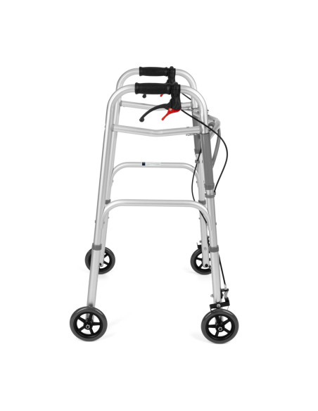 Balkonik wielofunkcyjny z hamulcami, składany 4-kołowy lub 2-kołowy Timago JMC-C 3223 srebrny