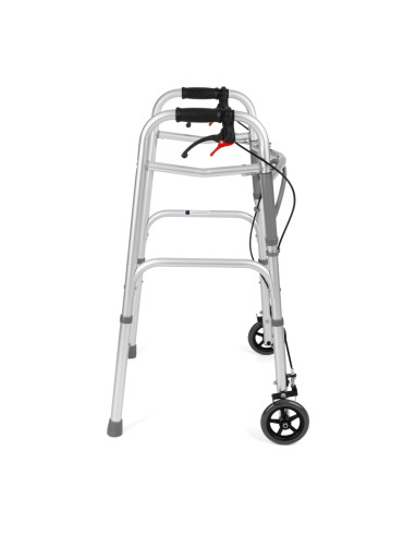 Balkonik wielofunkcyjny z hamulcami, składany 4-kołowy lub 2-kołowy Timago JMC-C 3223 srebrny