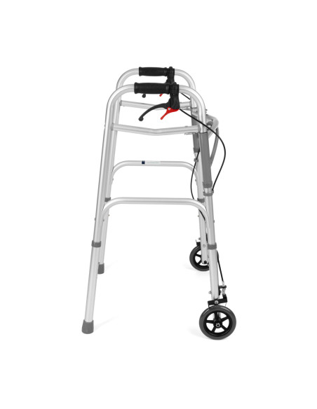 Balkonik wielofunkcyjny z hamulcami, składany 4-kołowy lub 2-kołowy Timago JMC-C 3223 srebrny