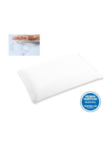 Mała poduszka ortopedyczna do spania o kształcie tradycyjnym 50x30x10cm Armedical