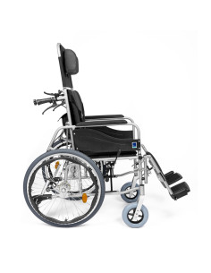 Wózek inwalidzki stabilizujący plecy i głowę aluminiowy Timago STABLE-TIM- ALH008 / 46cm czarno-szary 2
