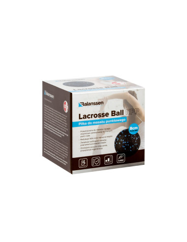 Piłka do masażu punktowego Balanssen Lacrosse Ball EPP 8cm