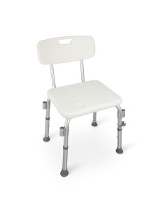 Taboret prysznicowy z oparciem i uchwytami bocznymi - 4w1 - Timago TGR-R KP 355L 2