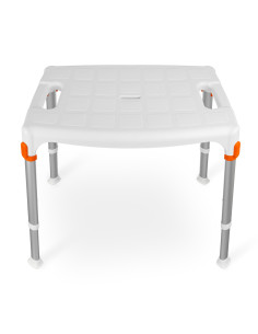 Taboret prysznicowy prostokątny Timago KING-SS1-20 biały 2
