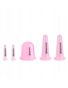 Bańki chińskie silikonowe do masażu twarzy, szyi i dekoltu Balanssen 2