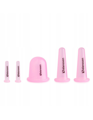 Bańki chińskie silikonowe do masażu twarzy, szyi i dekoltu Balanssen