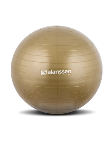 Piłka rehabilitacyjna do ćwiczeń ABS Gym Ball 45 cm – złota Balanssen