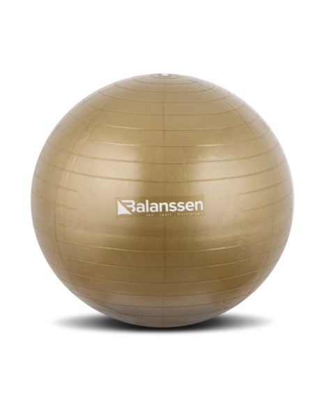 Piłka rehabilitacyjna do ćwiczeń ABS Gym Ball 45 cm – złota Balanssen