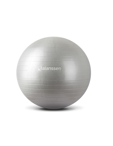 Piłka rehabilitacyjna do ćwiczeń ABS Gym Ball 55 cm – srebrna Balanssen