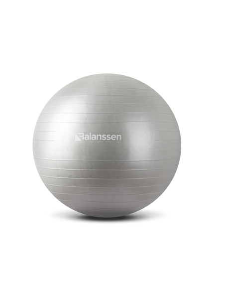 Piłka rehabilitacyjna do ćwiczeń ABS Gym Ball 55 cm – srebrna Balanssen