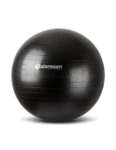 Piłka rehabilitacyjna do ćwiczeń ABS Gym Ball 75 cm – czarna Balanssen 2