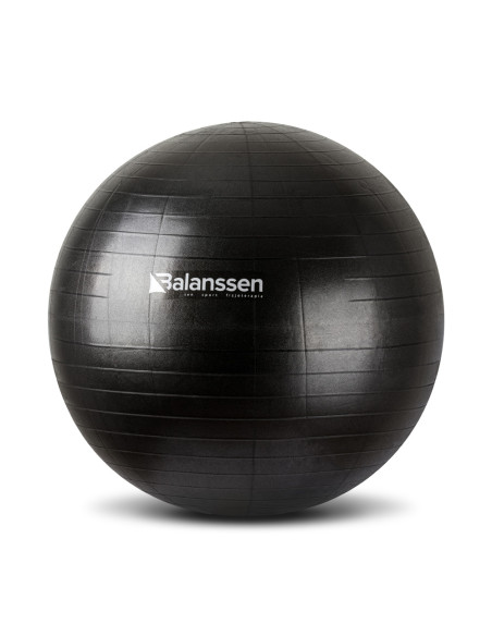 Piłka rehabilitacyjna do ćwiczeń ABS Gym Ball 75 cm – czarna Balanssen
