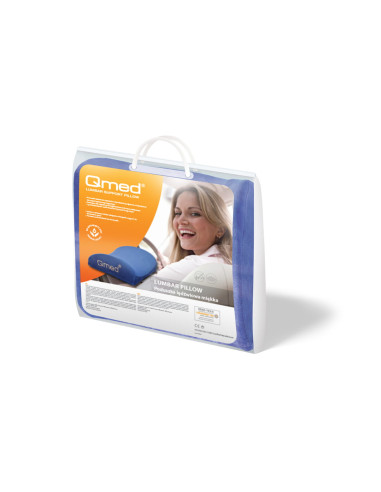 Miękka poduszka ortopedyczna lędźwiowa pod plecy Qmed Lumbar Support Pillow