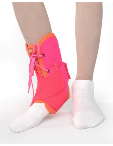 Stablizator dziecięcy stawu skokowego Pani Teresa MEDICA YOUNG PT0339 koralowy