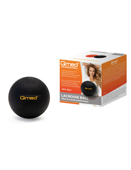 Piłka silikonowa do masażu punktowego Qmed Lacrosse Ball 6cm