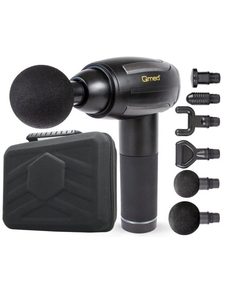 Masażer tkanek głębokich typu pistolet do masażu z 6 głowicami Qmed