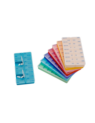 Kasetka tygodniowa na leki na 2 pory dnia EL-COMP