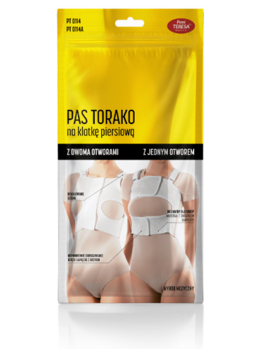 Damski pas Torako na klatkę piersiową z dwoma otworami Pani Teresa PT114