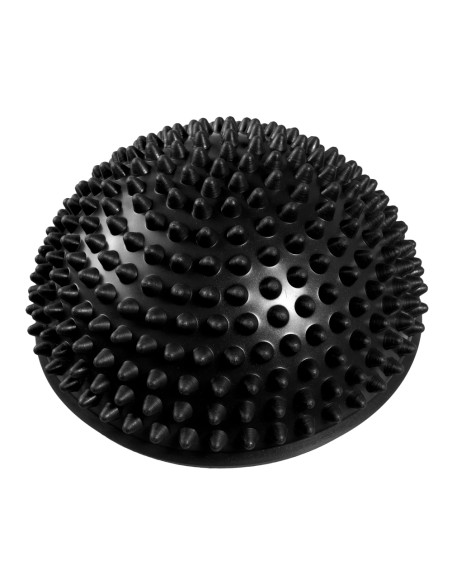 Półkula sensoryczna do rehabilitacji i ćwiczeń typu jeżyk z kolcami PILO-2010/2 czarna