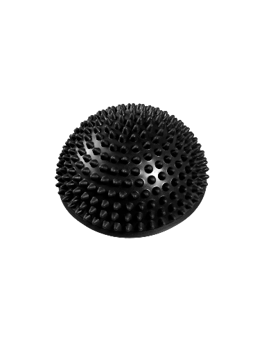 Półkula sensoryczna do rehabilitacji i ćwiczeń typu jeżyk z kolcami PILO-2010/2 czarna