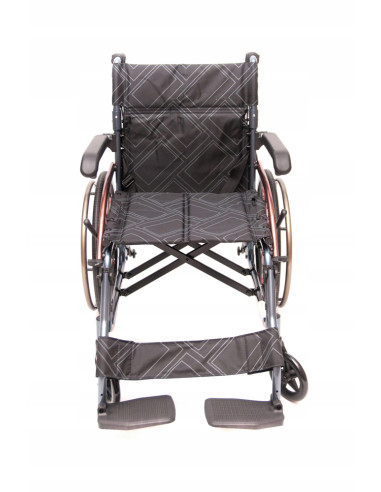 Wózek inwalidzki aluminiowy składany, lekki 12kg Whellie Light 46cm