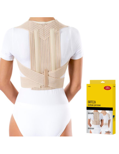 Orteza barkowo-piersiowa - prostotrzymacz, korektor wad postawy dla dorosłych Pani Teresa PT 0206