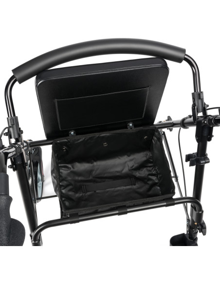 Podpórka czterokołowa aluminiowa składana, chodzik rehabilitacyjny Timago CARBON