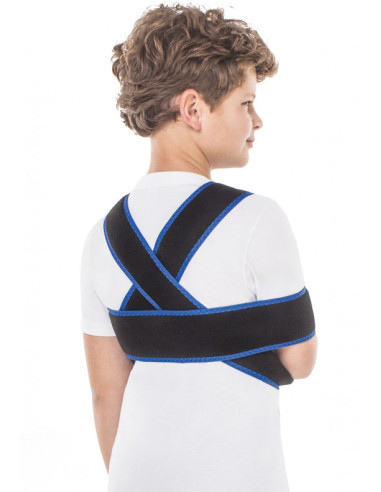 Dziecięca kamizelka obojczykowo-barkowa, temblak typu Desaulta Medtex 612