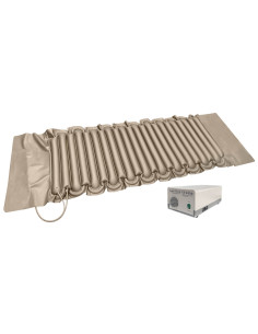 Materac przeciwodleżynowy rurowy zmiennociśnieniowy 186x77x6,5 cm z pompą Gabi S01+P01