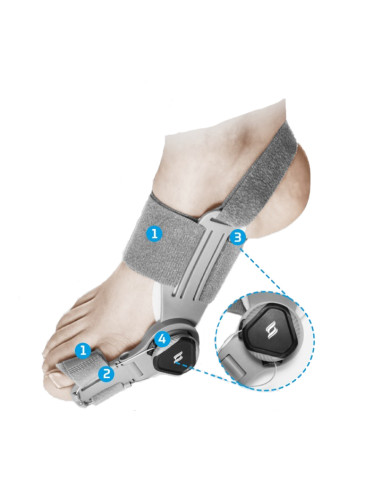 Regulowany aparat korygujący haluksa Mazbit CORRECTOR PRO MS518
