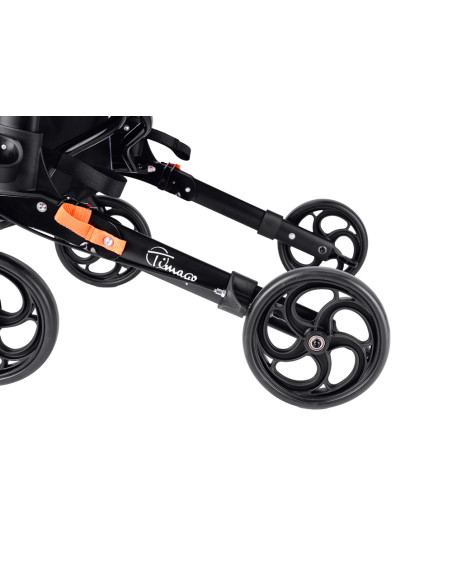 Podpórka 4-kołowa aluminiowa typu ambona z podparciem pod łokcie Timago LEXI